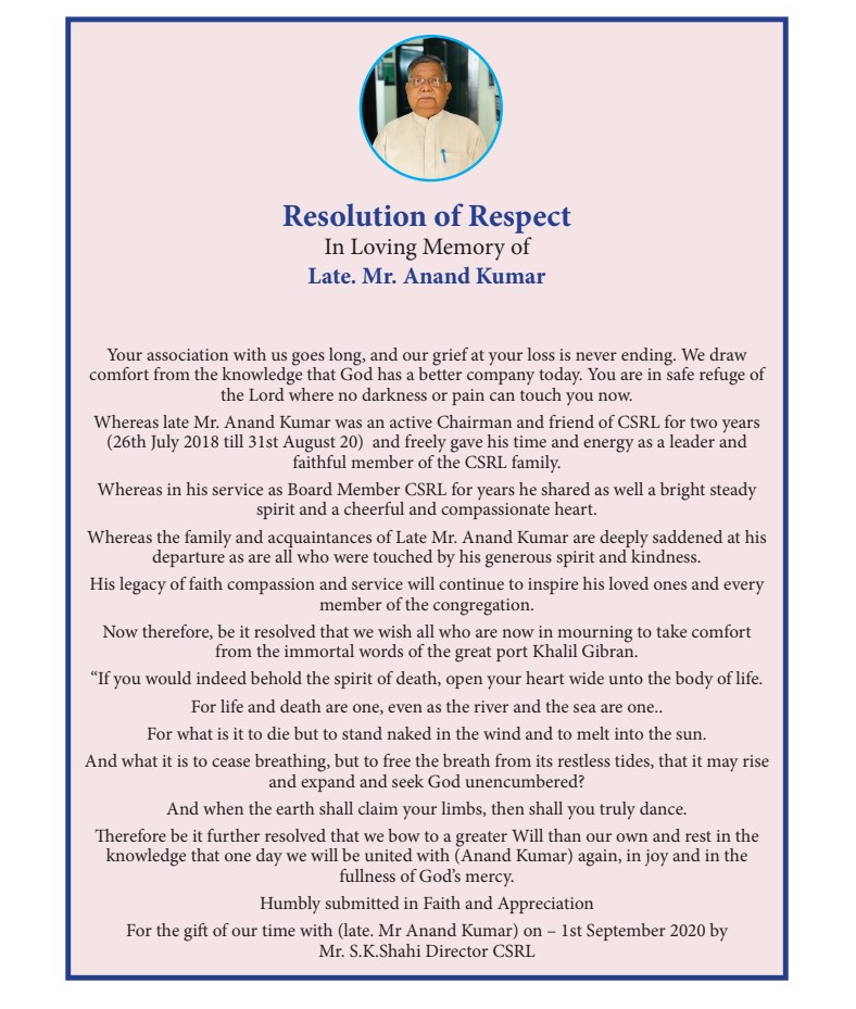 resolution of respect